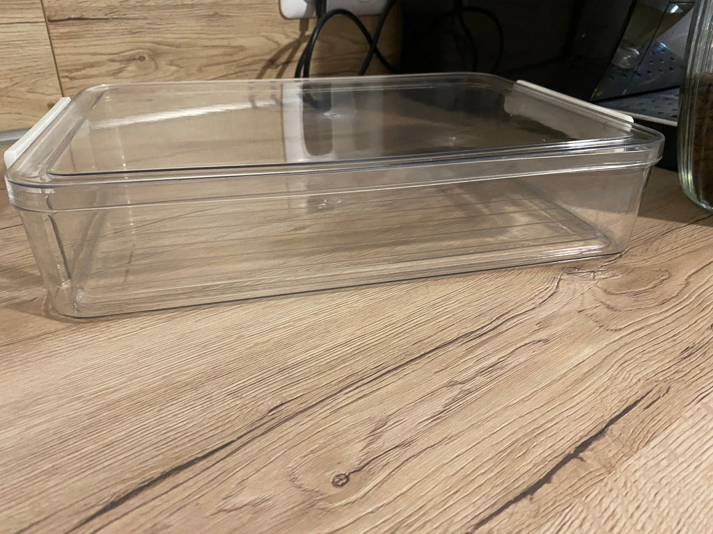 boite de rangement papier document transparent pour bureau