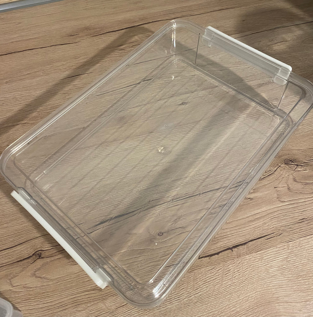 boite de rangement papier document transparent pour bureau