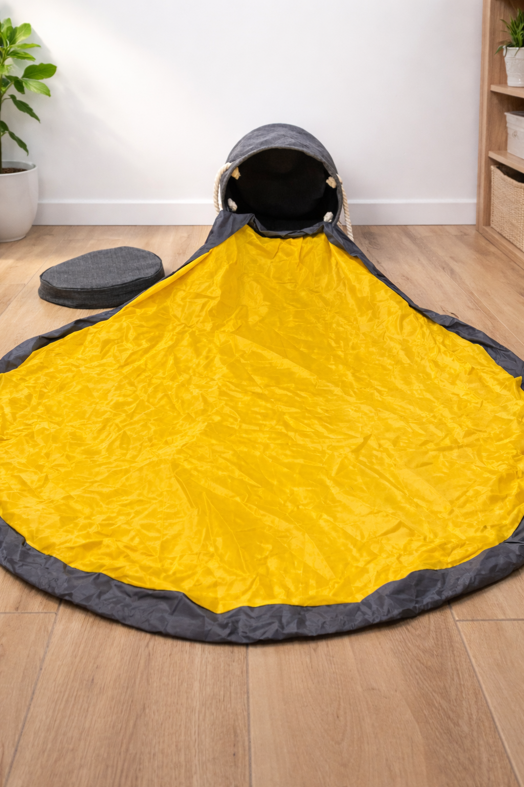 Panier de rangement 2-en-1 avec tapis de jeu