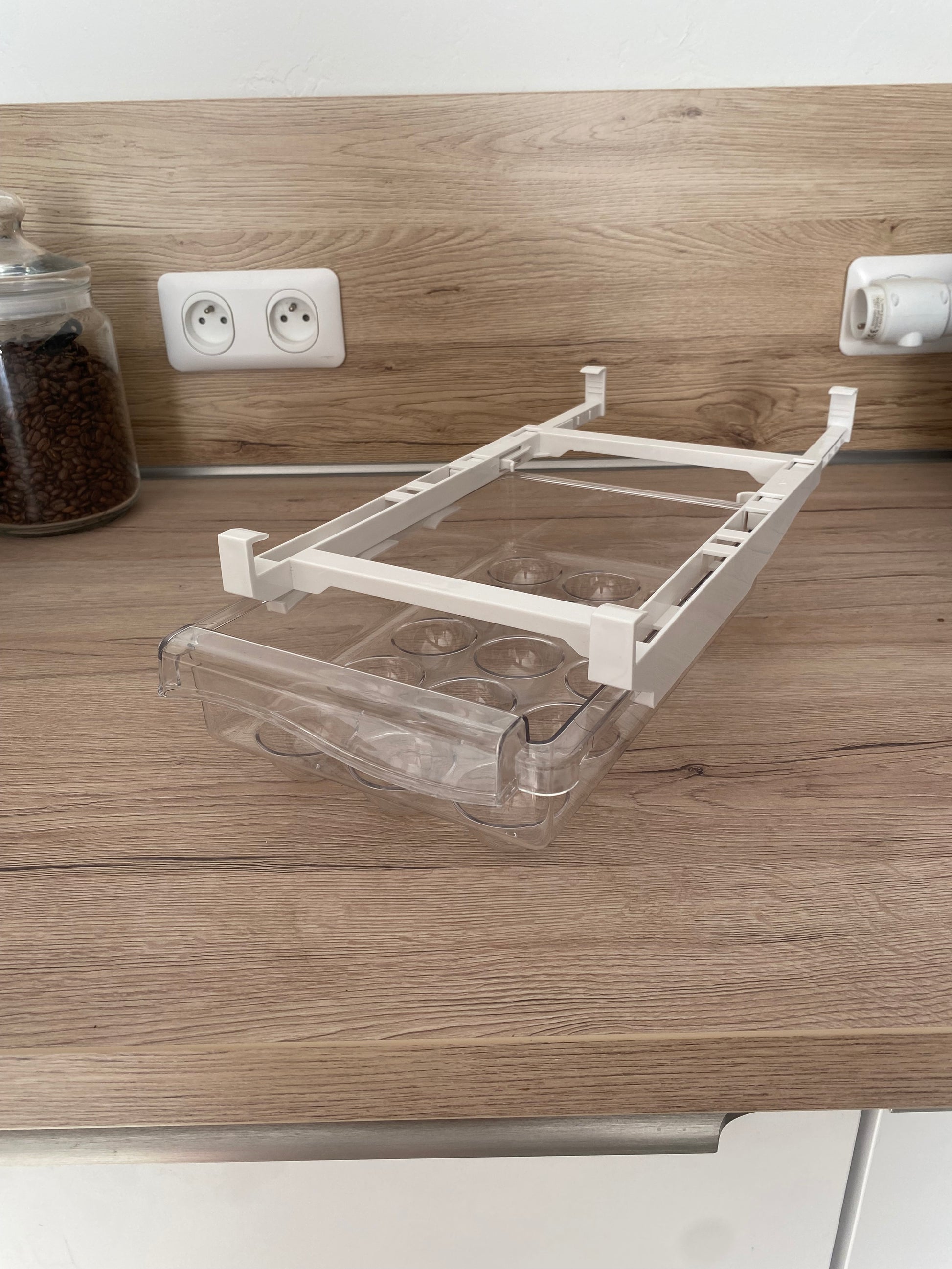 Organisateur tiroir frigo pour œufs ou légumes  - rangement pratique et sécurisé