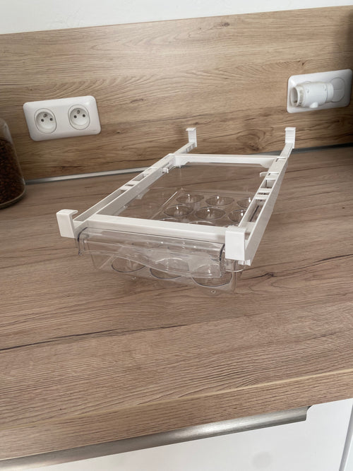 Organisateur tiroir frigo pour œufs ou légumes  - rangement pratique et sécurisé