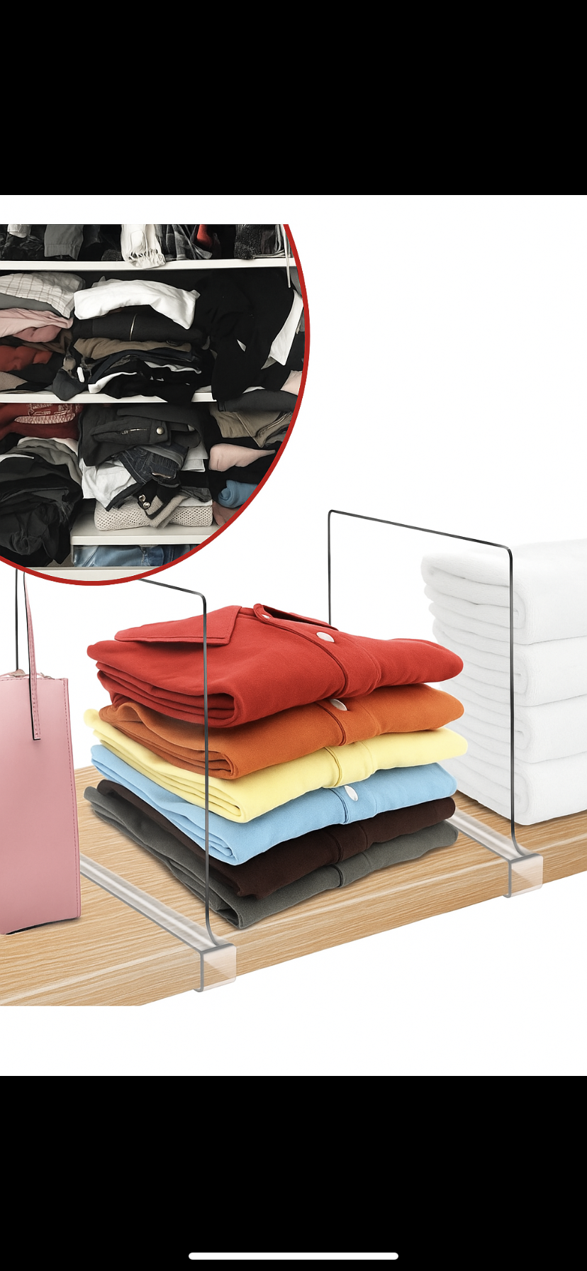 Séparateur de dressing transparent