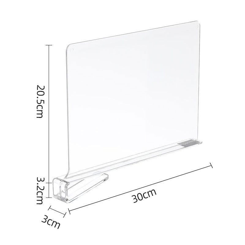 Séparateur de dressing transparent